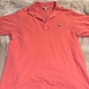 Lacoste Men's Vibrant Coral Polo Shirt